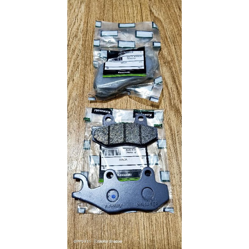 NINJA 400 BRAKE PAD FRONT AND REAR GENUINE | Shopee Philippines