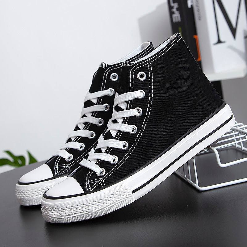 Canvas converse high tops best sale