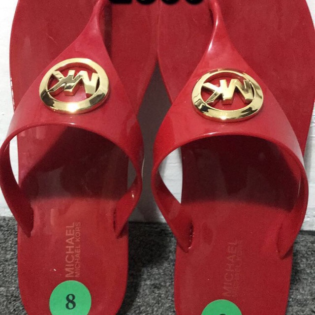 Michael kors 2024 red sandals