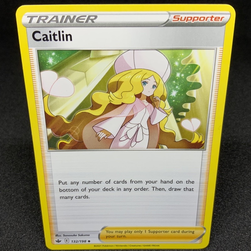 Pokemon TCG Singles Chilling Reign Supporter Cards Caitlin Melony
