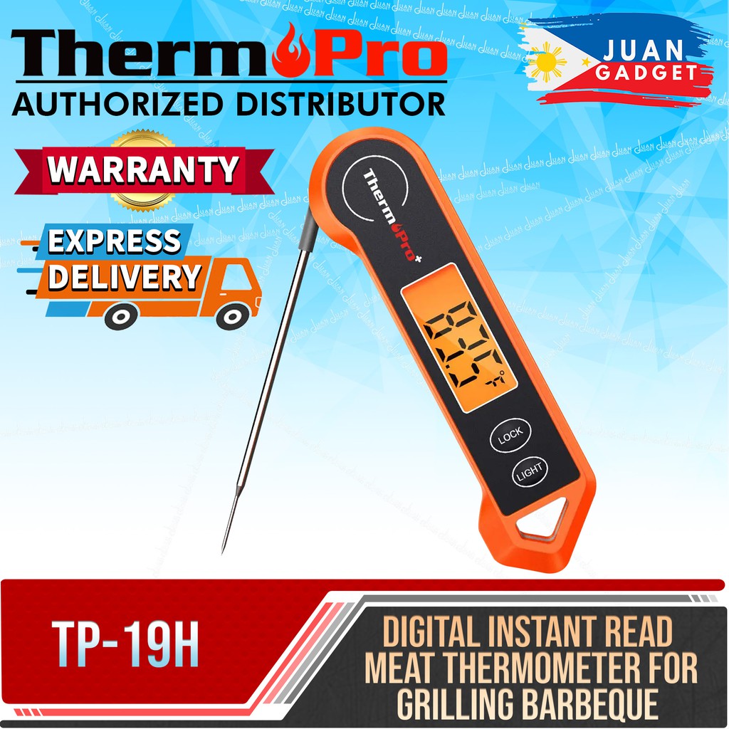 ThermoPro TP19H Digital LCD Screen Instant Reading BBQ Meat Cooking  Thermometer With Lock and Backlight Function