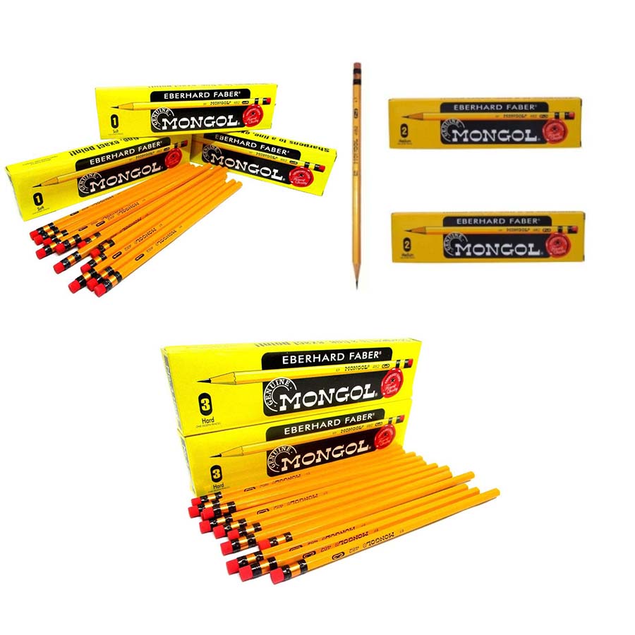 MONGGOL PENCIL REGULAR 1 2 3 FOR SCHOOL AND OFFICE USE (1 Box of 12's ...