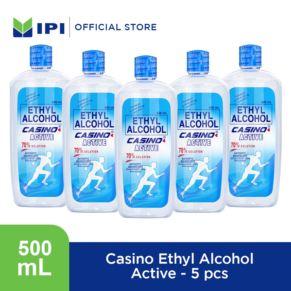 Casino Ethyl Alcohol Active 500ml [Bundle of 5] | Shopee Philippines