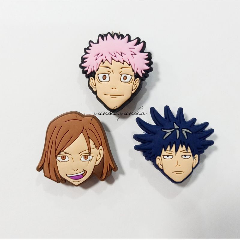 Shoe Charms Clogs Pins Accessory jibbitz Jujutsu Kaisen | Shopee ...