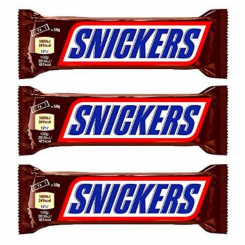 Snickers Chocolate Bar 50g Shopee Philippines