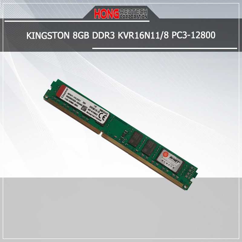 Kingston 8GB DDR3 PC312800 (KVR16N11/8) MEMORY / RAM Shopee Philippines