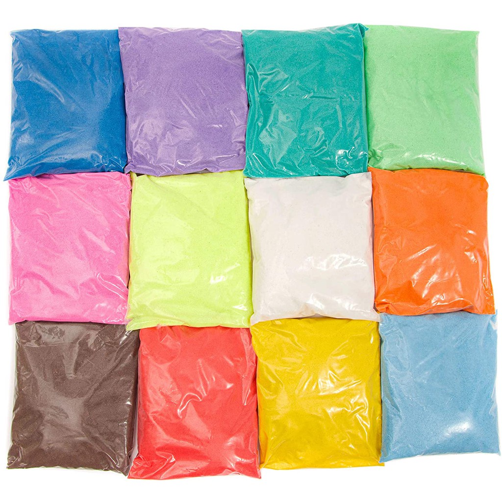 ™Diy Colored Fine Sand For Crafts & Decoration (500Grams) Shopee