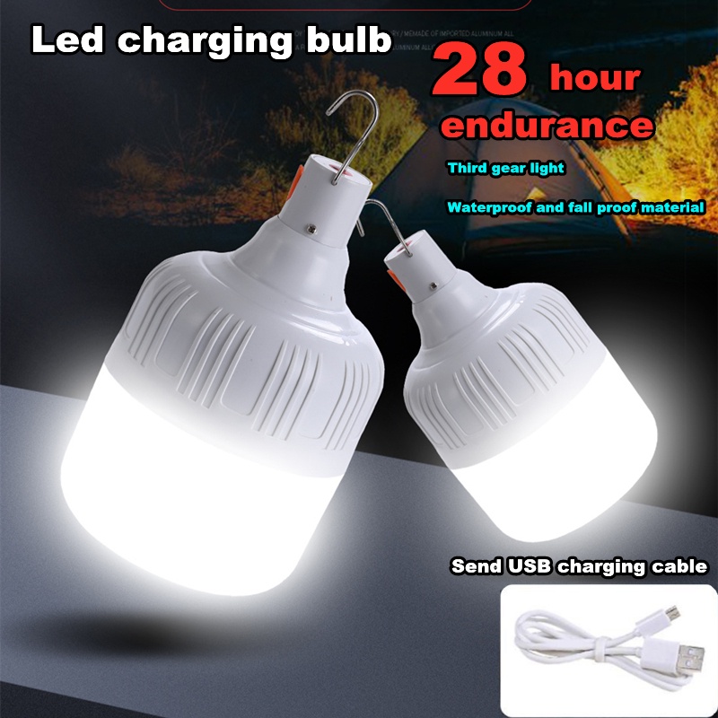 Led Charging Ball Bulb Outdoor Emergency Camping Camping Lights Night  Market Lights Fishing Lights