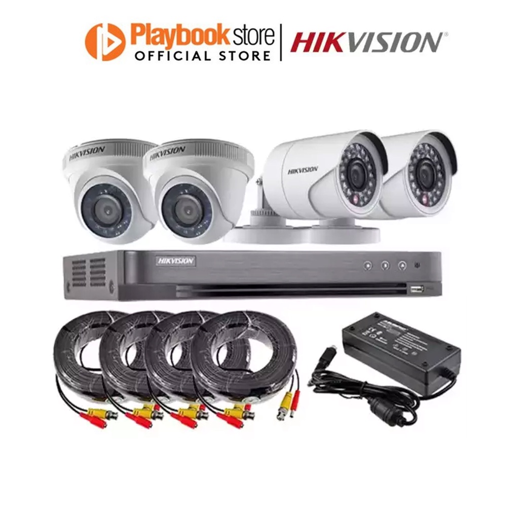 Hikvision Tvi-4ch2d2b-2mp 1080p 4ch Hdtvi Turbo Hd Surveillance Cctv 