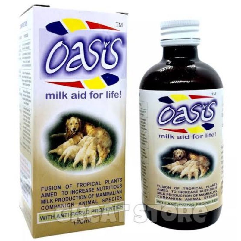 Oasis Milk Enhancer For Pet Dogs Lactation Supplement 120ml Shopee Philippines