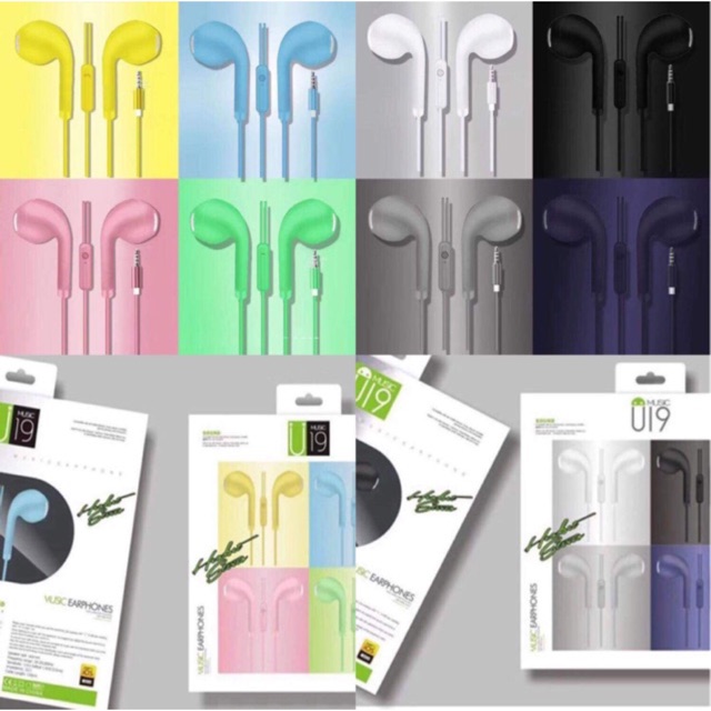 Earphone macaron online u19