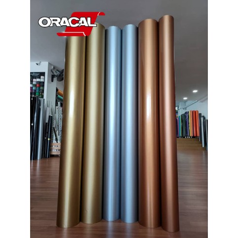 ORACAL 651 Gloss / Matte GOLD/ SILVER / COPPER Vinyl /Cutting Sticker ...