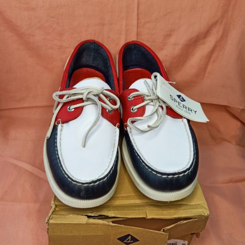 Sperry top sider red white blue new arrivals