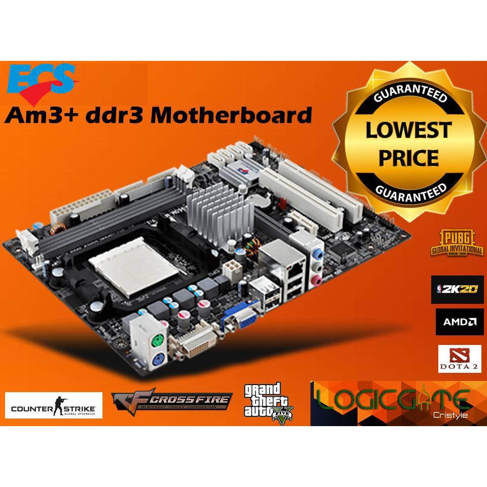 Am3 ddr3 Motherboard For FX 4xxx Series Only Shopee Philippines