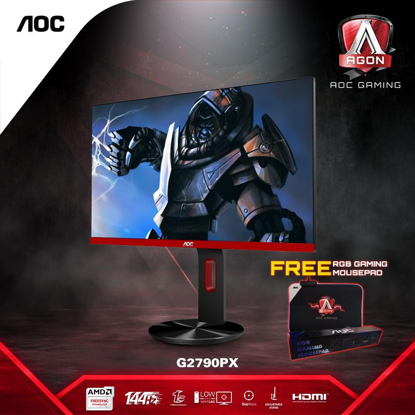 AOC G2790PX 27 inch TN, FreeSync Premium, 1ms, 144Hz, Low Blue Mode ...
