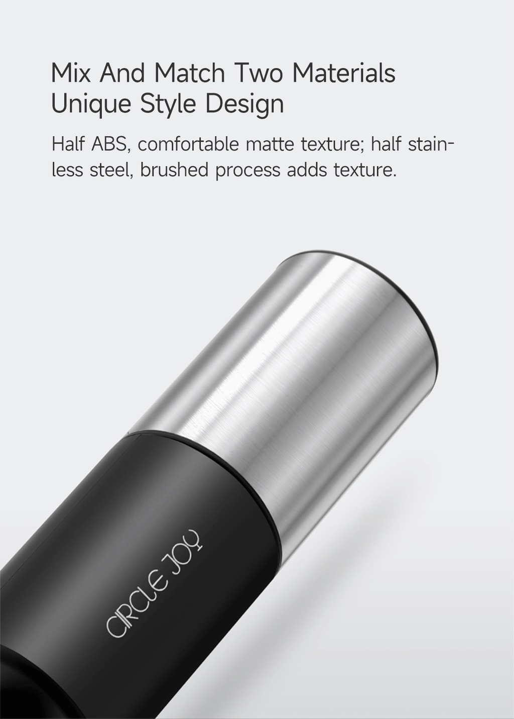Xiaomi CIRCLE JOY Silver Knight Milk Frother Electric Milk Frother Manual Milk Whisker