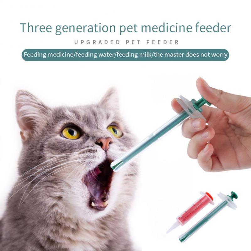 Pet Medicine Syringe Tablet Pill Gun Piller Push Dispenser Medicine