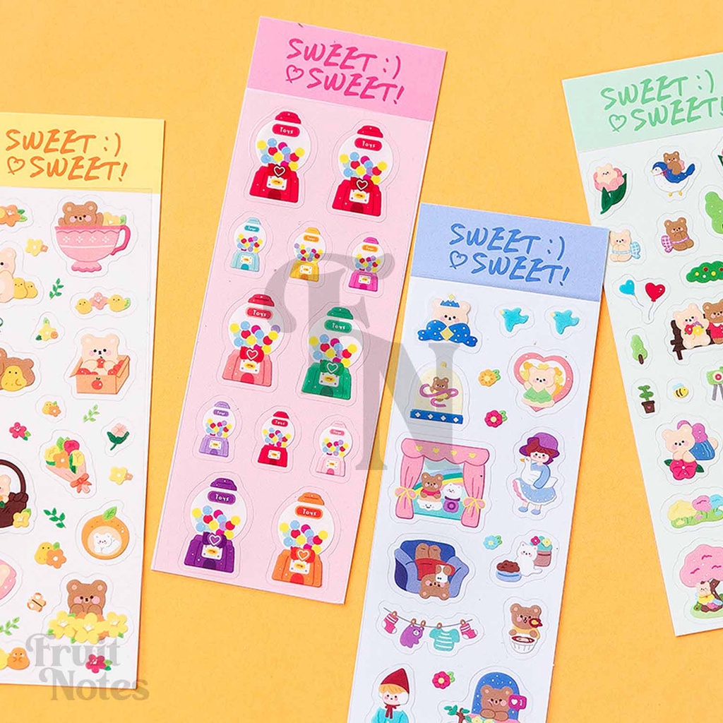 [CLEARANCE] ST037 Sweet Kawaii Sticker Set | Shopee Philippines