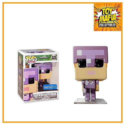 Funko Pop Minecraft Alex in Enchanted Armor - Exclusive | Shopee ...