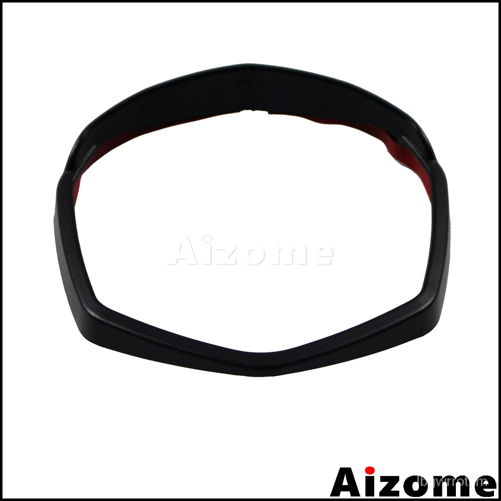 COD] Motorcycle Black Instrument Dash Surround Gauges Panel Rim Cover