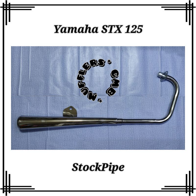 Yamaha STX 125 - StockPipe - Stainless - Muffler (Double Tube Elbow ...