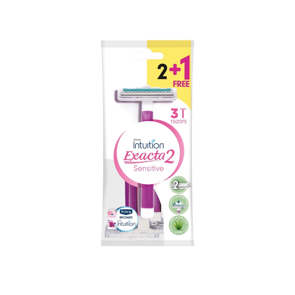 Schick 2+1 Free Intution Exacta2 Sensitive Razor {south Africa ...