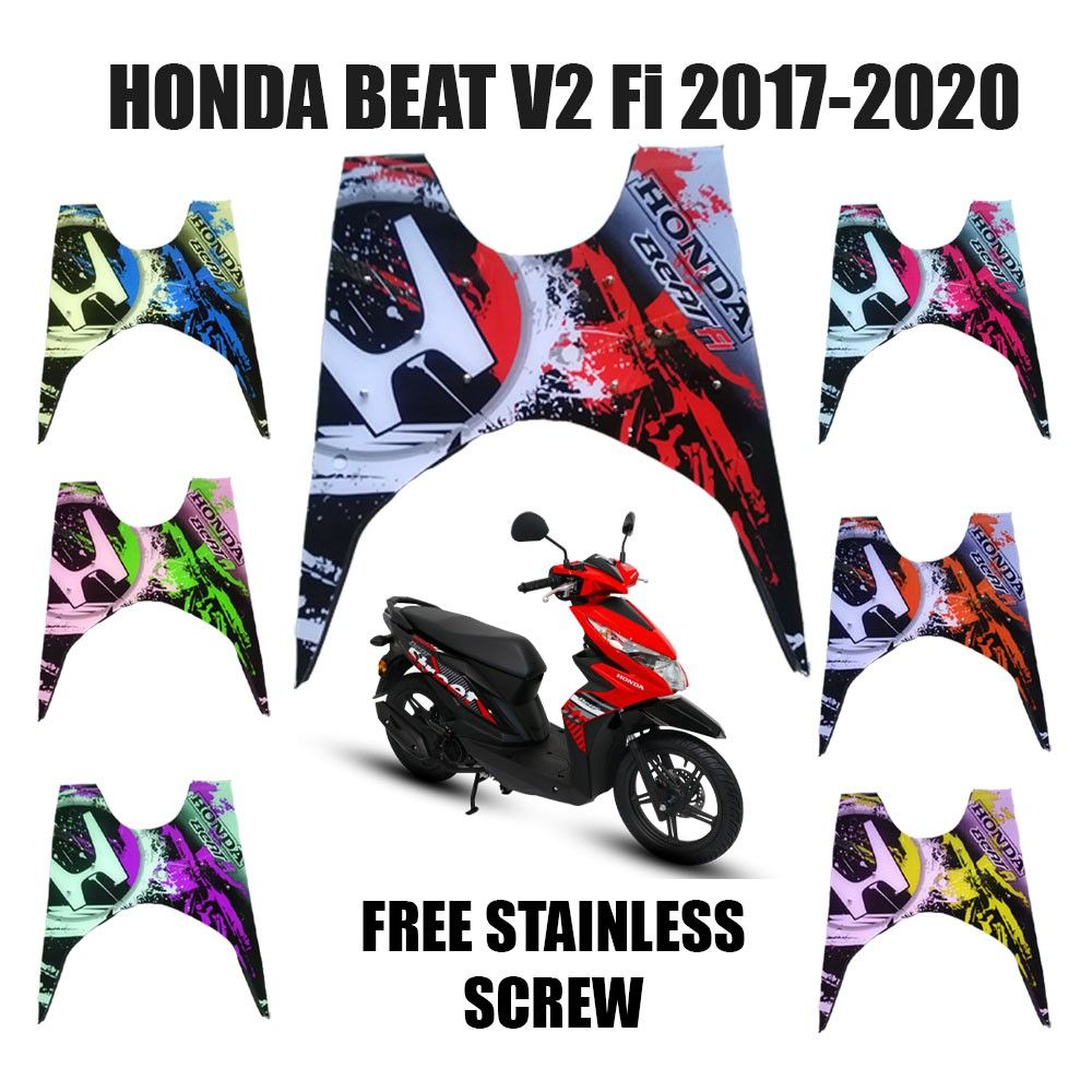 Honda Beat v2 Fi 20172023 Abstract Edition Fiber Matting Shopee