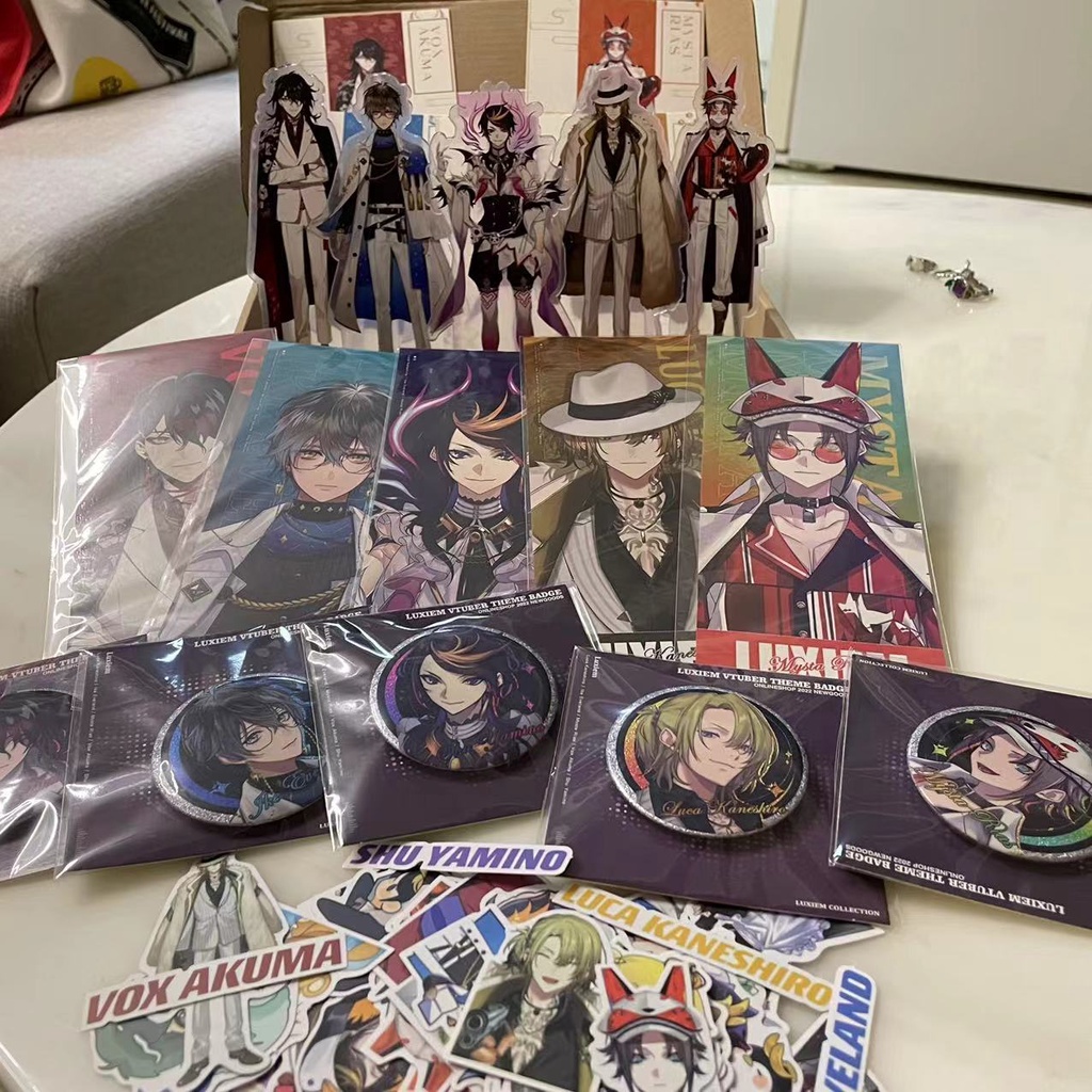 【chaos】luxiem T Box Vtuber Doujin Merchandise Surprise Box Shopee