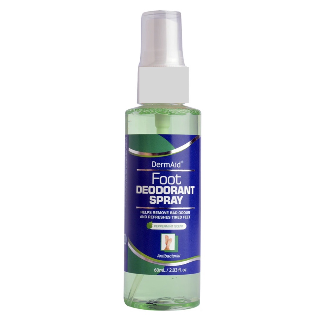 DERMAID Foot Deodorant Spray 60 mL - Peppermint