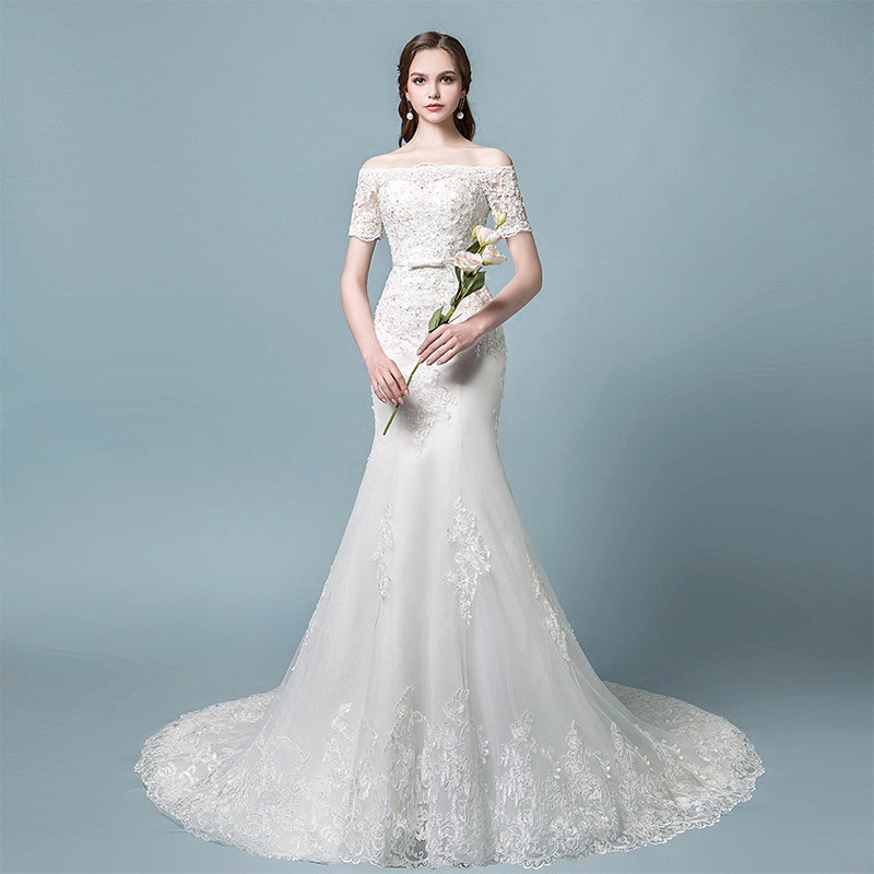 Mermaid tail gown sale