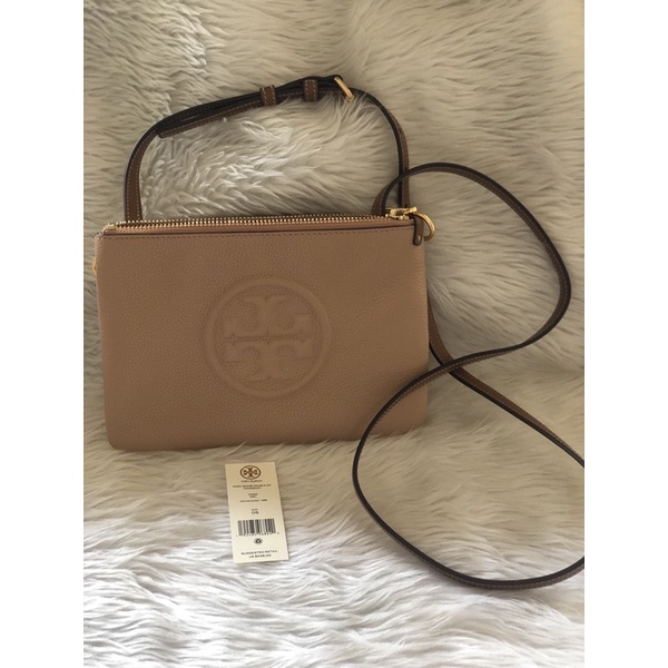 Tory Burch Perry Bombe Double Zip Crossbody