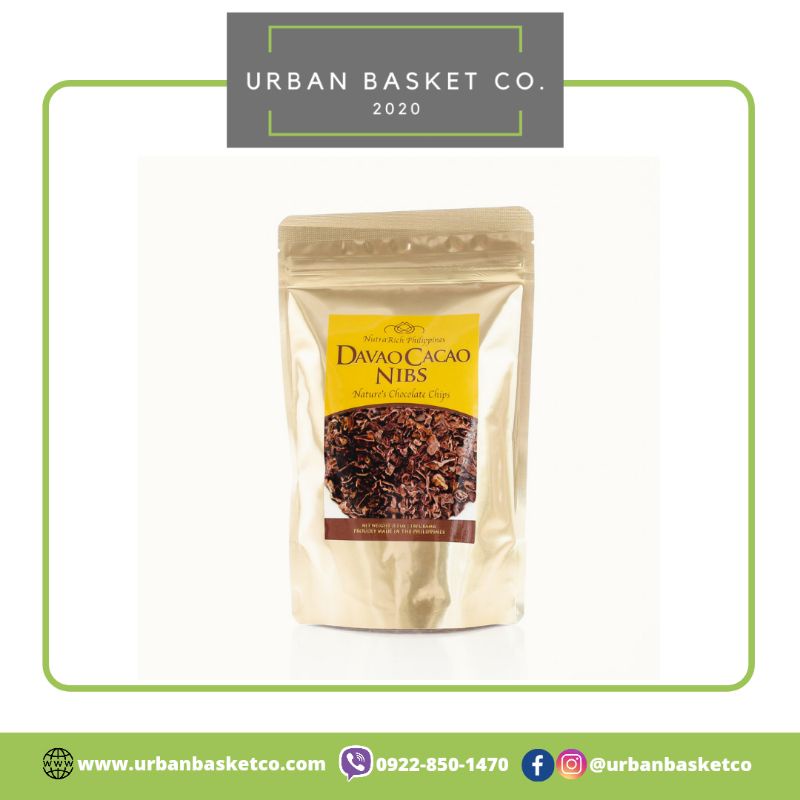 Nutra Rich Davao Cacao Nibs 150g by Urban Basket Shopee Philippines