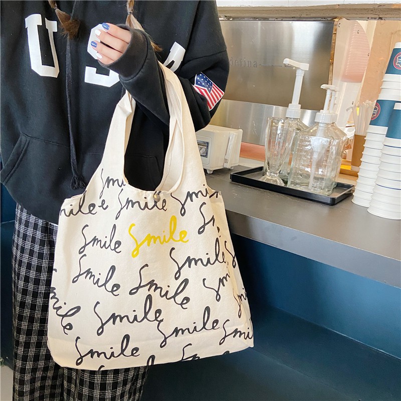 Tb A078 Cute SMILE Writer Bag | Shopee Philippines