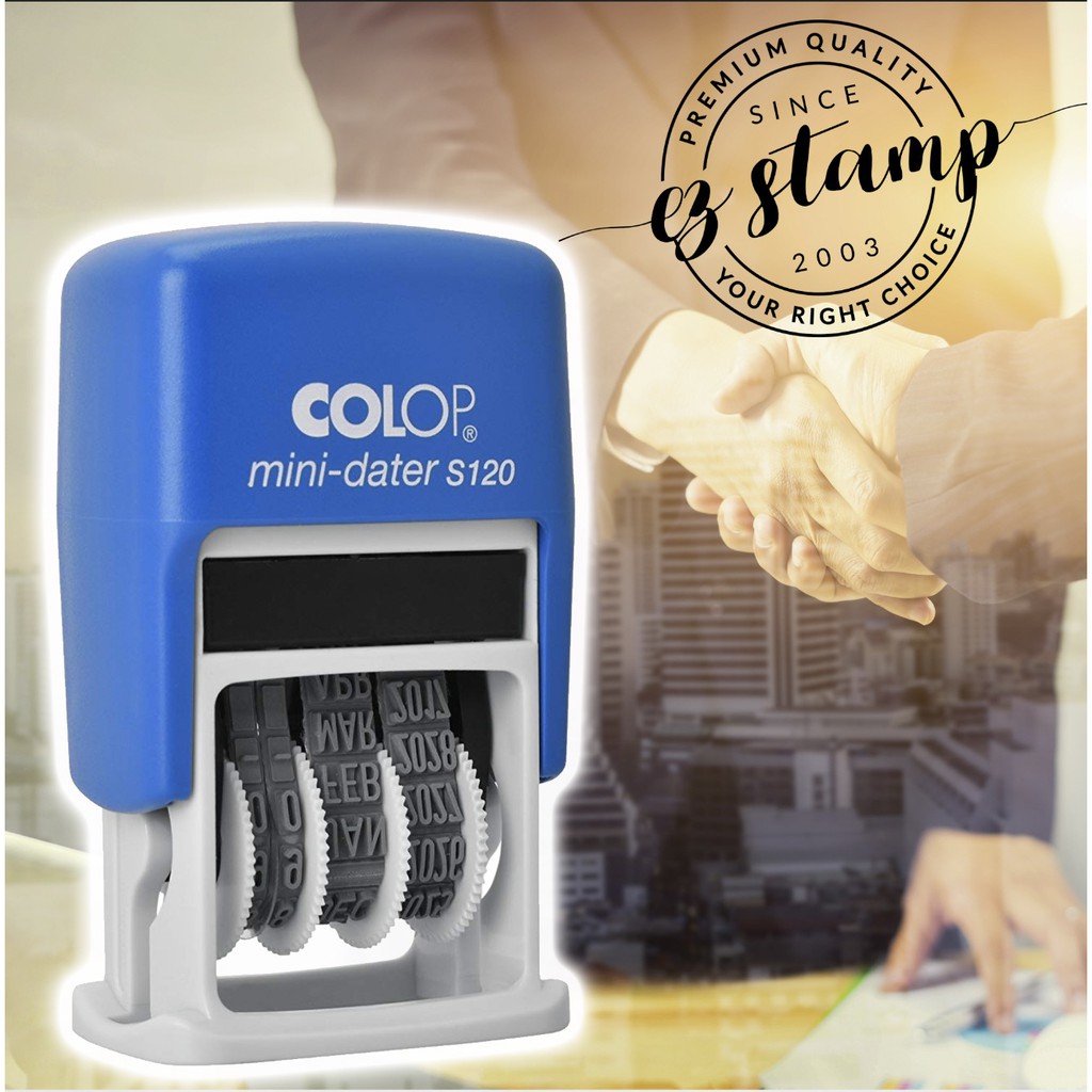 COLOP Mini Dater S120 Self Ink Mini-Dater Pre Ink date stamp/ DATE ...