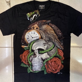 Luxury Blue Rose Skull Men's T-shirt – 1848attire