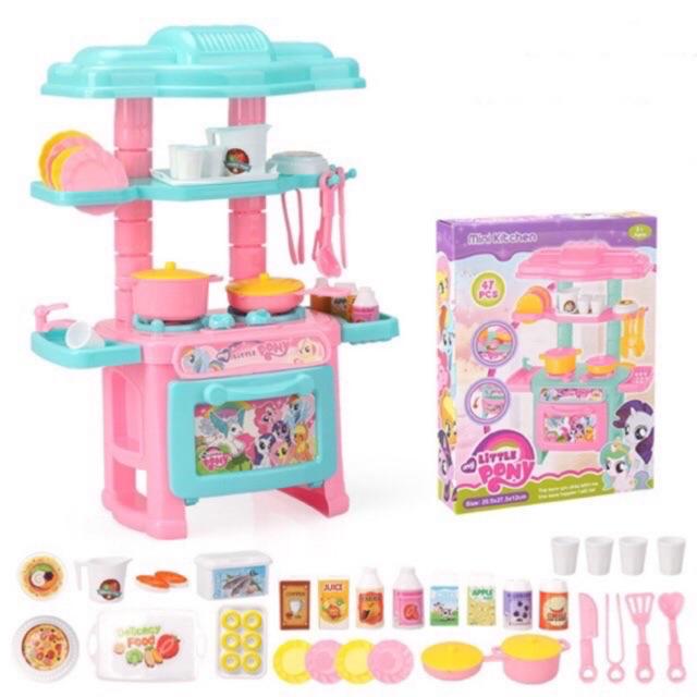 Frozen Elsa Kitty Pony Hello Kitty Mini Kitchen Play Set Baby Mainan Masak Early Learning Toy Shopee Philippines