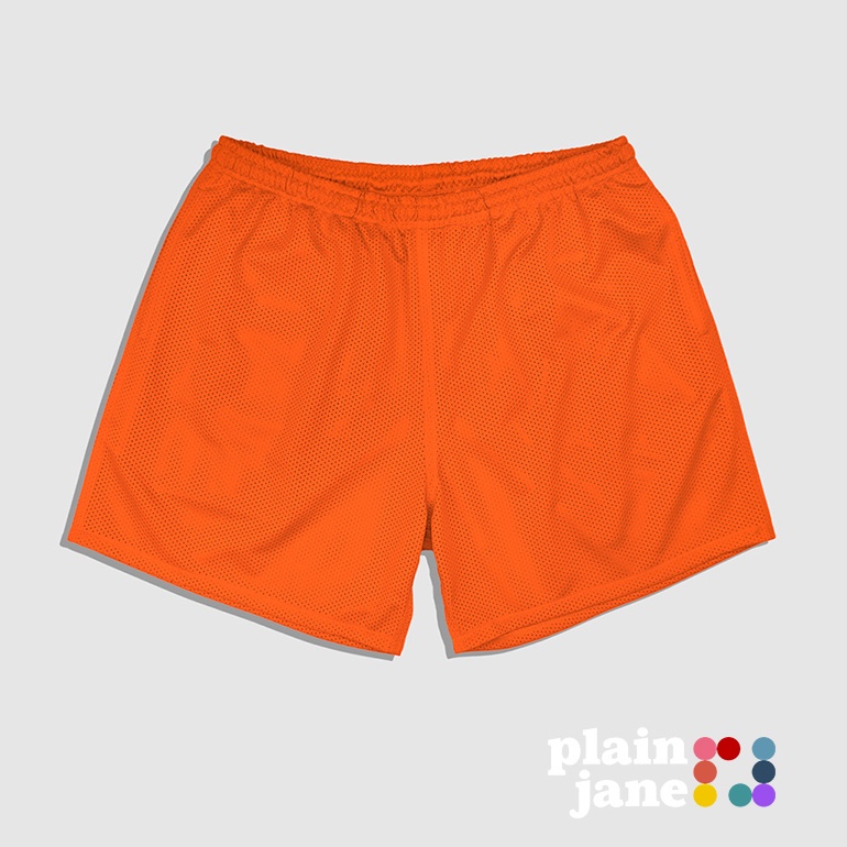 Plain Jane Easy Track Shorts - Orange Soda