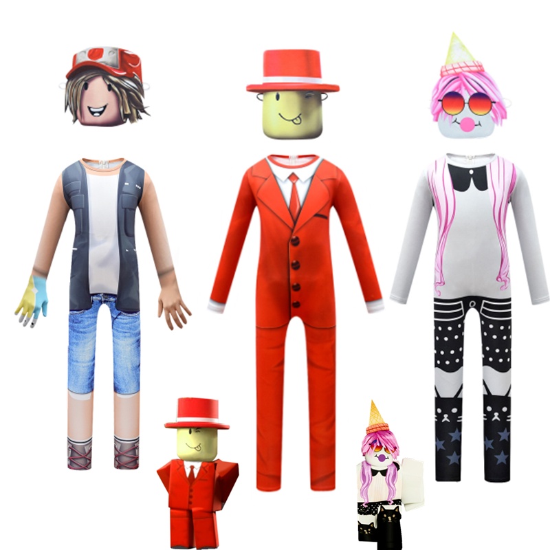 Roblox Halloween Costume for Kids Anime Pocket Devs Cosplay Bodysuit