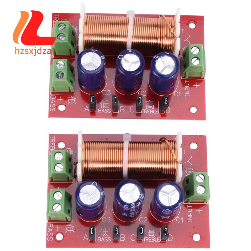 2Pcs 400W Speaker Crossover 2 Way Audio Adjustment for 216Ohm Shopee
