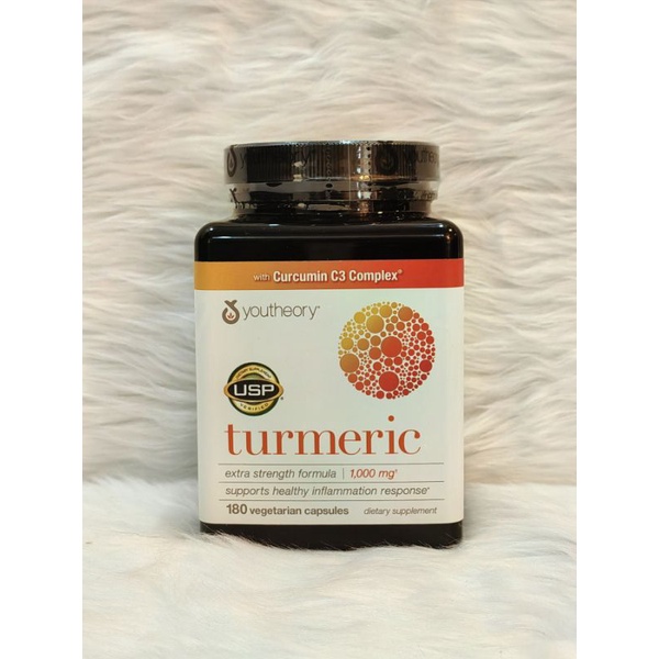 Youtheory Turmeric Extra Strength 1000mg 180 Capsules Shopee Philippines