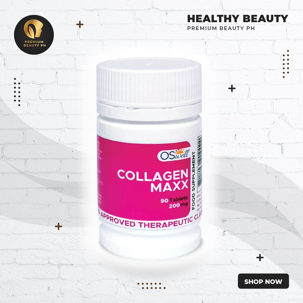 Oswell Collagen Maxx For Anti Aging 200mg 90 Tablets Fda Approved Shopee Philippines 0422