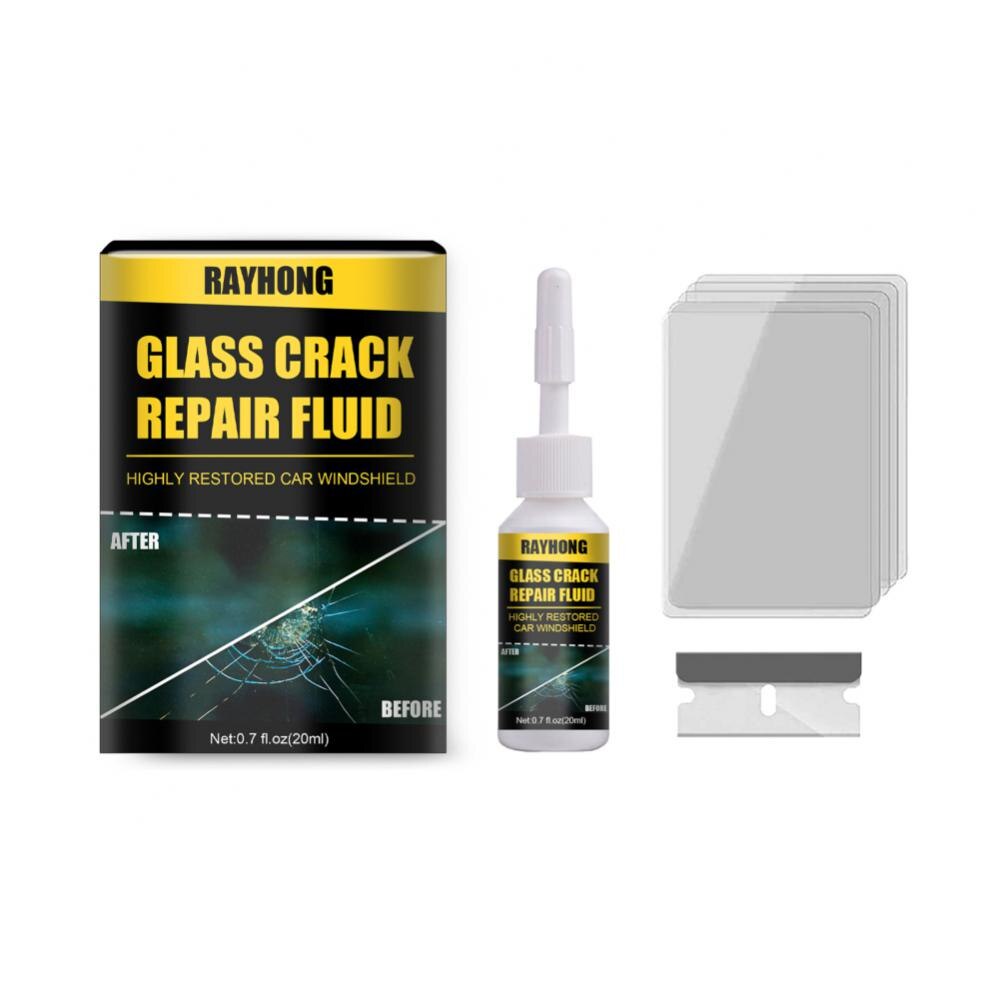 Car Cracked Car Glass Repair Tool Kit Diy Window Tools Car Windshield Nano Repair Glass 4809