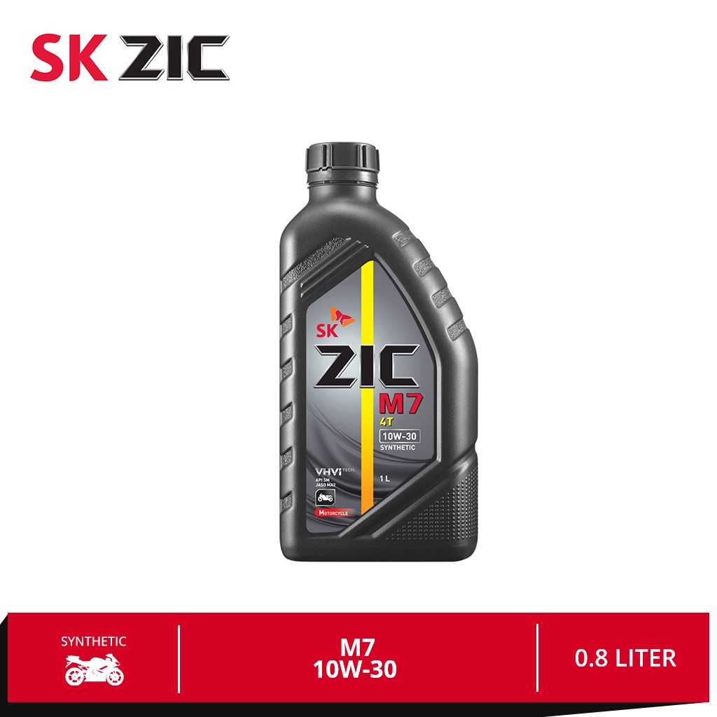 ZIC M7 4T 10W-30 800 ml Synthetic Motorcycle Oil | Shopee Philippines