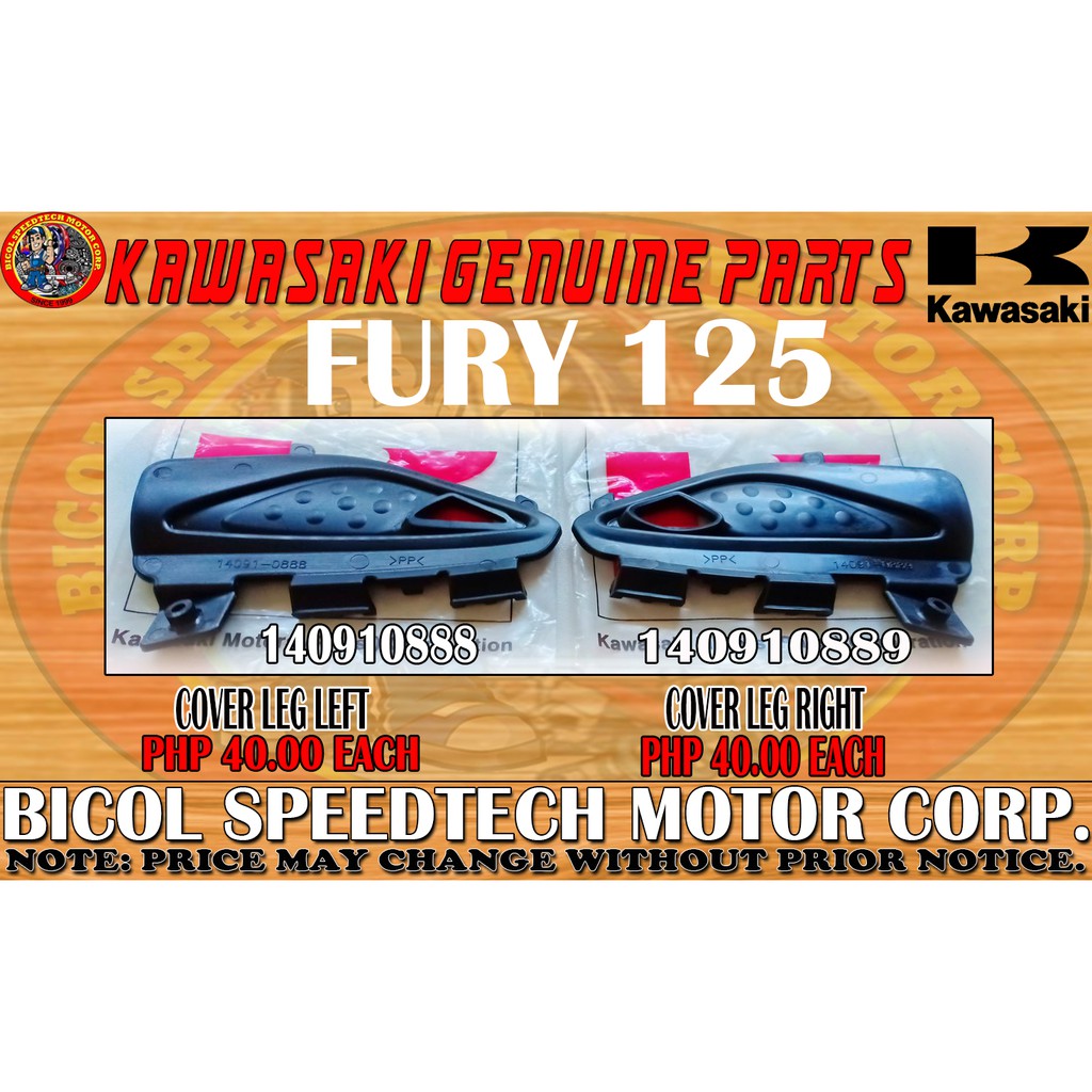 Kawasaki fury 125 online fairings for sale