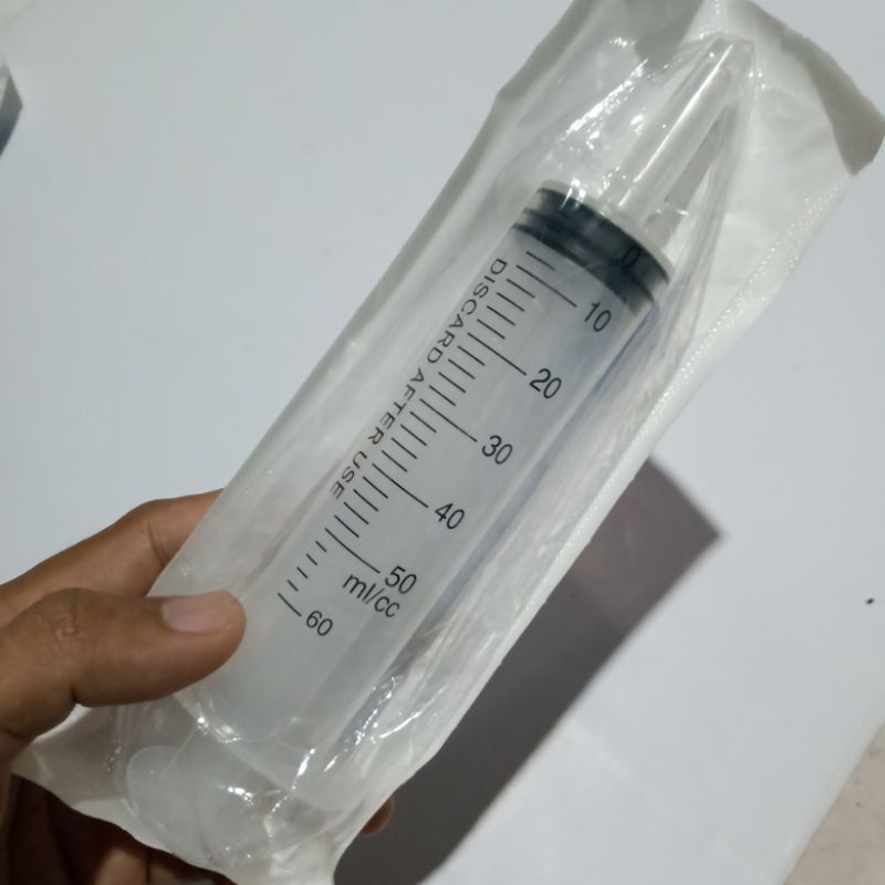 (1pcs) jumbo injection syringe 50ml max can be 60ml, for parrots ...