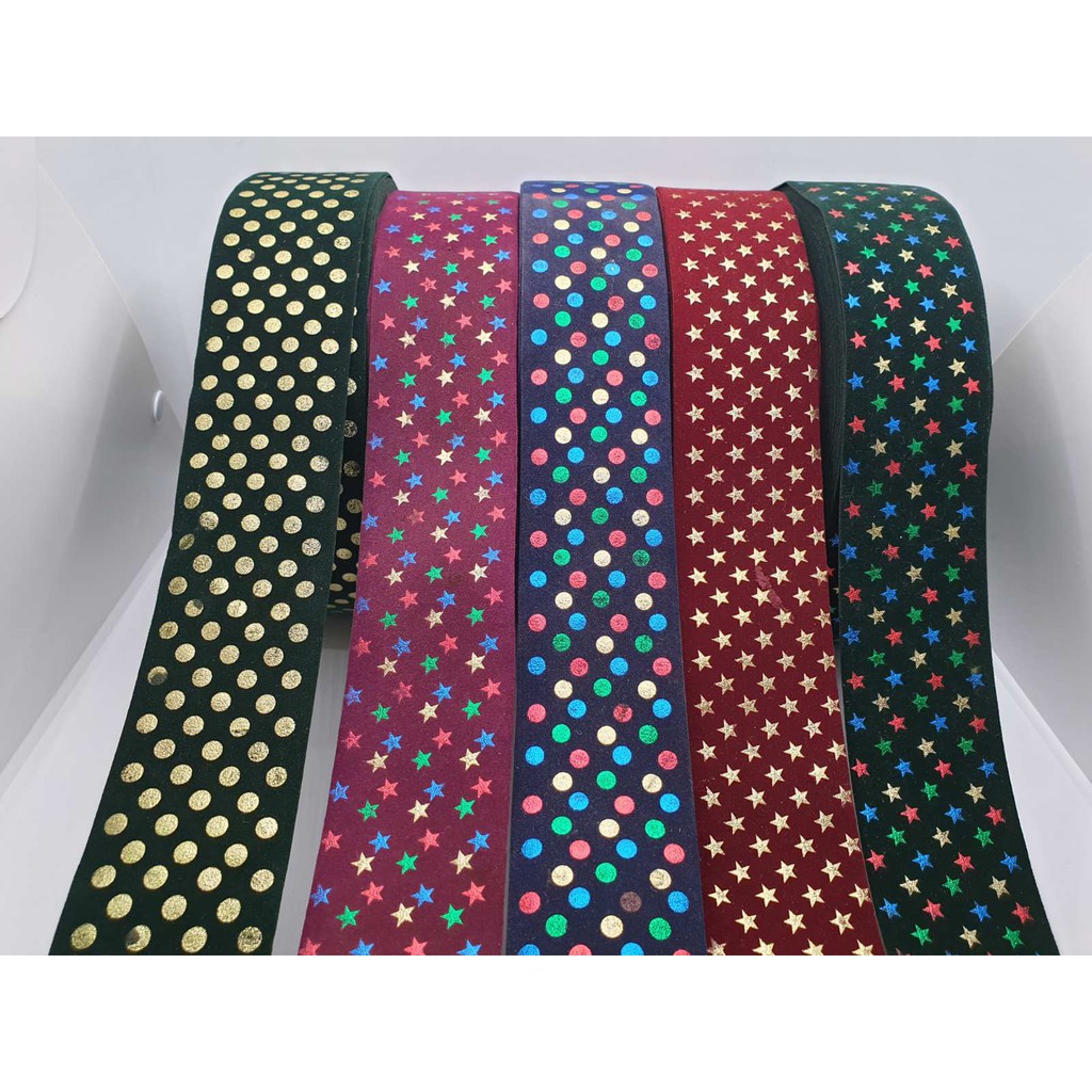 Velvet Ribbon (by 5 yards) | Shopee Philippines