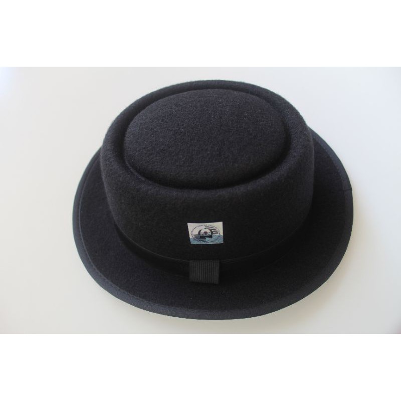 Fedora pie hat round round pork pie hat glen fredly Black hat | Shopee ...