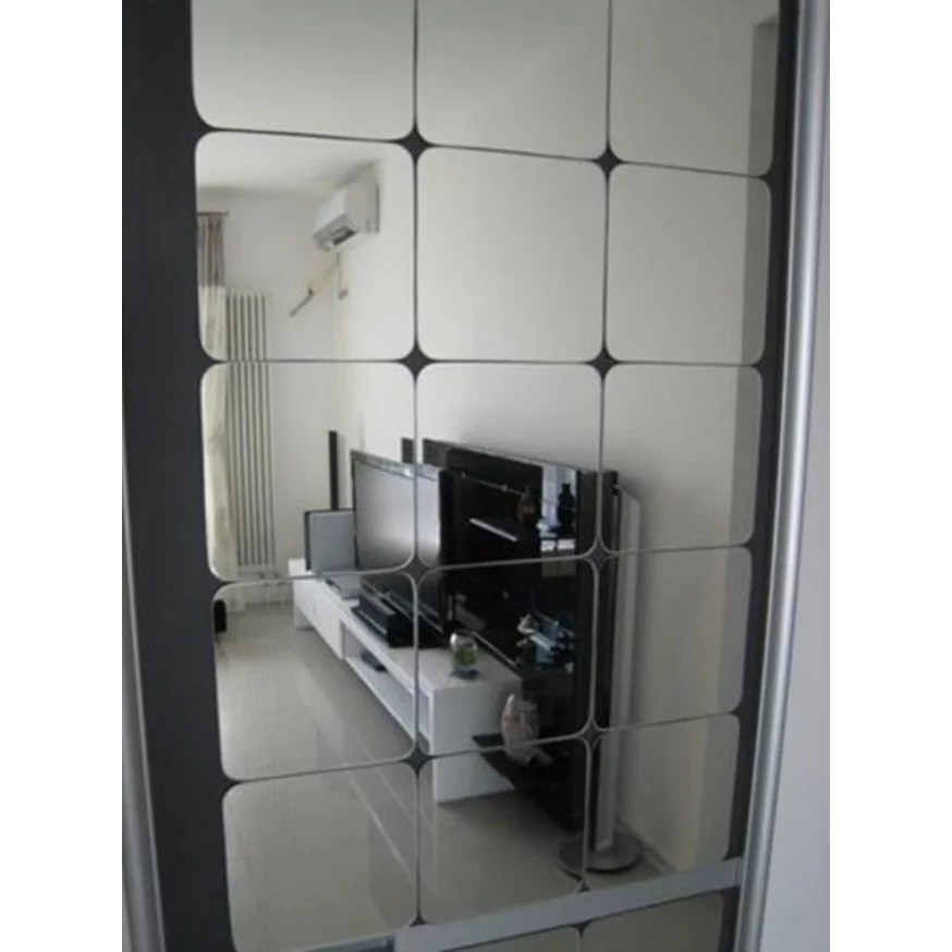 Acrylic Flexible Mirror Sheets,Self Adhesive Mirror Tiles Square