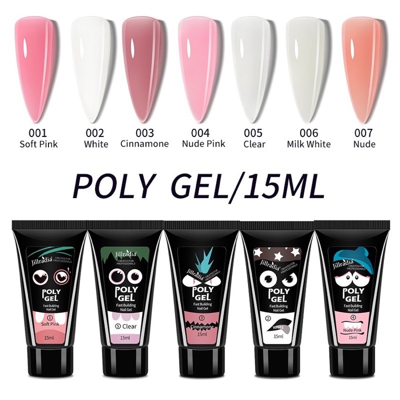 15ML nail design poly gel nail polish finger generator acrylic gel nail