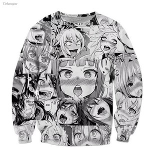 Low price Ah black face orgasm face T shirt anime expression shy